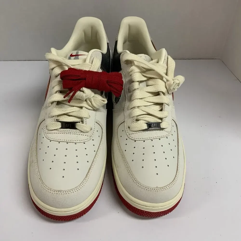 Nike Air Force 1 '07 Premium Chicago Pack FQ8743 121 Size 13 Black Red Bulls